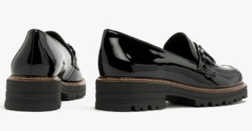 Ryłko E2R17_BM _4NP мокасины черные с декором сверху, размер 35