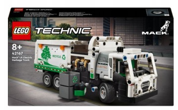 LEGO Technic Электрический мусоровоз Mack LR 42167 + подарочный пакет