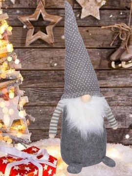 ГНОМ, САНТА, ГНОМ, С БОРОДОЙ, БОЛЬШОЙ РОЖДЕСТВЕНСКИЙ ПОДАРОК, 50 см