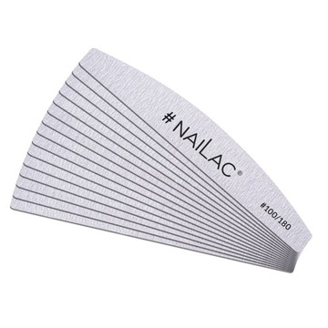 Pilnik do paznokci NaiLac, łódka 100/180 50 sztuk