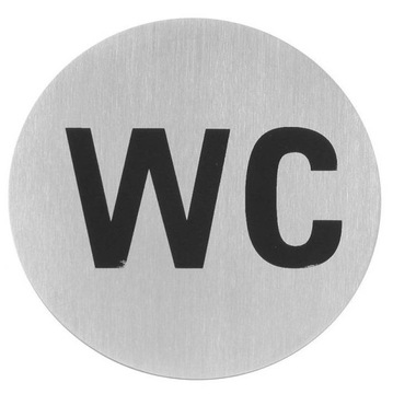 HENDI Tabliczka informacyjna, samoprzylepna - WC