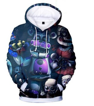 РАЗМЕРЫ СВИТШОТ FNAF SECURITY BREACH