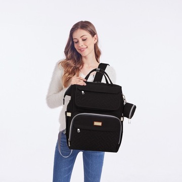 РЮКЗАК LEQUEEN ДОРОЖНАЯ СУМКА УДОБНЫЙ ОРГАНАЙЗЕР ДЛЯ КОЛЯСКИ ДЛЯ МАТЕРИ USB 5в1