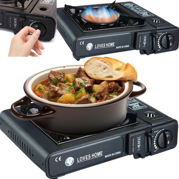 KUCHENKA TURYSTYCZNA GAZOWA POLOWA PRZENOŚNA NA KARTUSZE