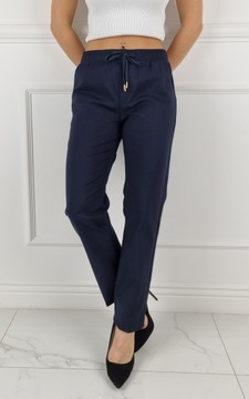 #ЭЛЕГАНТНЫЕ ЖЕНСКИЕ БРЮКИ - ДЛИННАЯ ЗАВЯЗКА Резинка