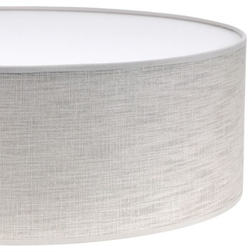 LAMPA SUFITOWA ABAŻUR JASNY BEŻ BOHO PLAFON DO SYPIALNI SALONU POKOJU 50CM