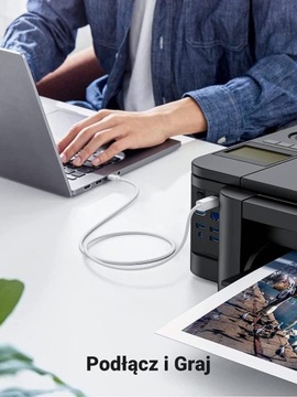 USB-C — USB-B 2.0 Кабель Thunderbolt 3 Принтер Сканер Диск 2 м