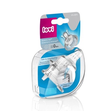 LOVI Smoczek dynamiczny do karmienia MINI 0m+ 2szt