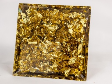 СМОЛЯНАЯ ПИРАМИДА ОРГОНИТ БУДДА ТИГРОВЫЙ ГЛАЗ ТОПАЗ МЕДНАЯ СМОЛНАЯ ФОЛЬГА 6 см