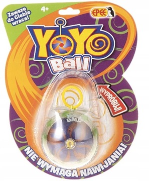 YOYO BALL ZABAWKA JOJO DLA DZIECI EPEE FIOLETOWE Z KWIATKIEM