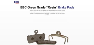 ВЕЛОСИПЕДНЫЕ КОЛОДКИ EBC ORGANIC SHIMANO BR-R315 R317 R515 R517 R785 RS785