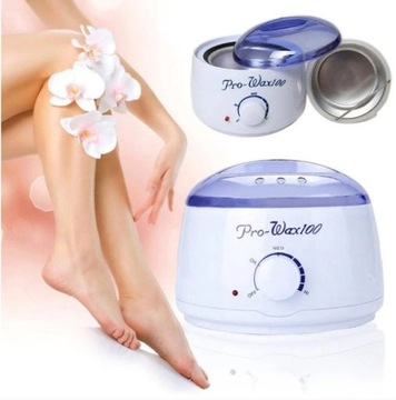 НАГРЕВАТЕЛЬ ВОСКОВ ТВЕРДЫЙ ВОСК + НАБОР ДЛЯ ДЕПИЛЯЦИИ