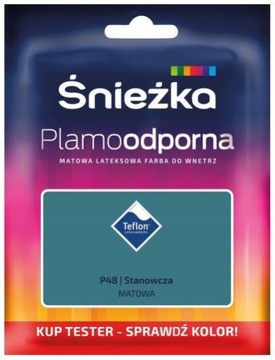 Tester Śnieżka Plamoodporna 0,03l - Stanowcza - P48