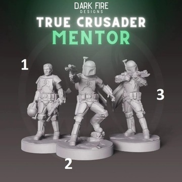 The True Crusader Mento model pasuje do gry StarWars Legion all