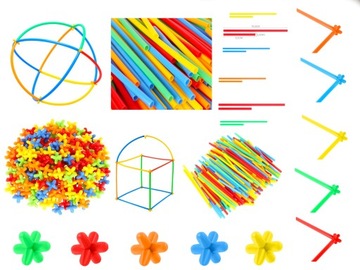 СОЛОМКА, СТРОИТЕЛЬНЫЕ БЛОКИ, палочки-трубочки