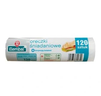 WIODĄCA MARKA Woreczki śniadaniowe 120 szt.