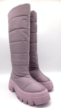 Buty damskie fioletowe śniegowce kozaki MARC O'POLO rozmiar 41