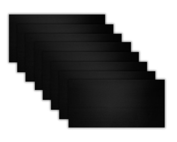 PANELE DEKORACYJNE KASETON GŁADKI GLAMOUR TREND WYSTRÓJ CZARNE 0814 XL 10x