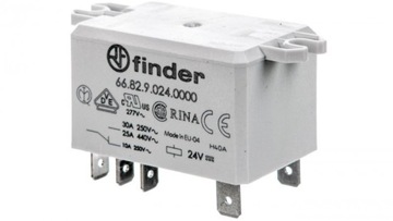 Przekaźnik przemysłowy 2Z 30A 24V DC, na panel,