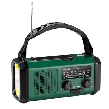 АВАРИЙНОЕ РАДИО 10000 мАч СОЛНЕЧНАЯ ПОГОДА FM AM SOS С USB-ЗАРЯДКОЙ КОМПАС