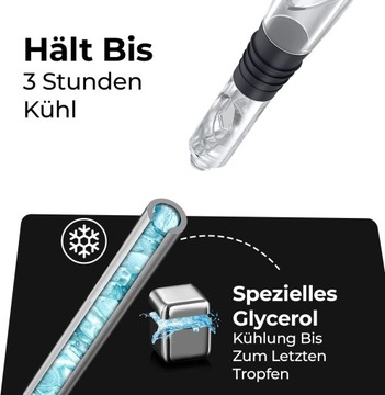 CHŁODZIARKA DO WINA ALKOHOLU I NAPOJÓW ZESTAW 5W1 + ETUI