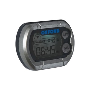 Zegarek motocyklowy termometrem micro clock Oxford