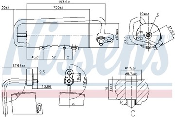 NISSENS SUŠIČ KLIMATIZACE SAAB 9-3X 09-15
