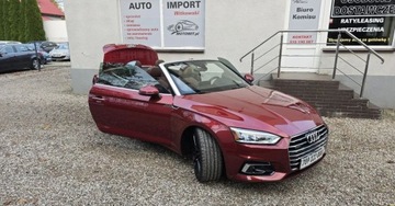 Audi A5 F5 Cabrio 2.0 TFSI 252KM 2018 Audi A5 Cabrio 2,0 benzyna 252 KM Quattro NAVI Full LED zarejestrowany 2.0, zdjęcie 25