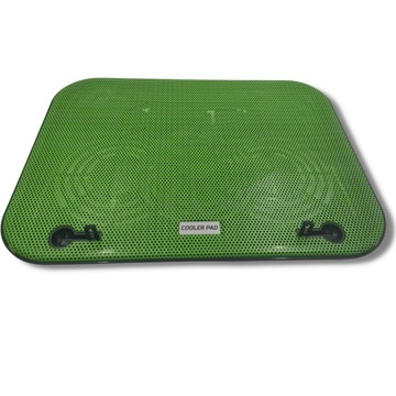 ОХЛАЖДАЮЩАЯ ПОДСТАВКА ДЛЯ НОУТБУКА, ЗЕЛЕНАЯ ПОДСТАВКА