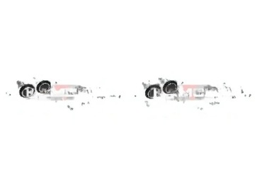 2X TŘMENY BRZDY KAMOKA PŘEDNÍ L+P DO CHEVROLET OPEL CAPTIVA I ANTARA A