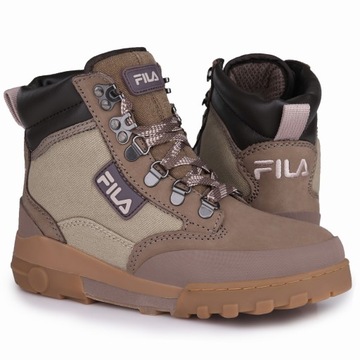 Buty damskie Fila GRUNGE II CVS MID WMN WYSOKIE SKÓRA WODOODPORNE