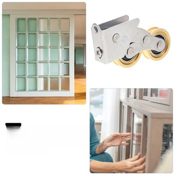 ЗАМЕННЫЙ КОМПЛЕКТ КОЛЕС ДЛЯ РАЗДВИЖНЫХ ДВЕРЕЙ, РОЛИК РЕМНЯ