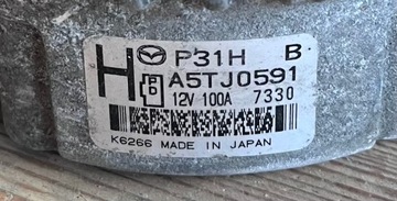 ALTERNÁTOR MAZDA 2 DJ 3 6 CX5 CX3 1,5 2,0 A5TJ0591