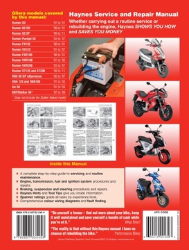 СКУТЕР GILERA RUNNER 50 SP (98-01) ИНФОРМАЦИЯ