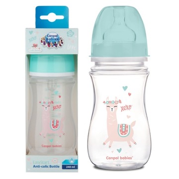BUTELKA ANTYKOLKOWA 240ml Canpol Babies 35/221_gre