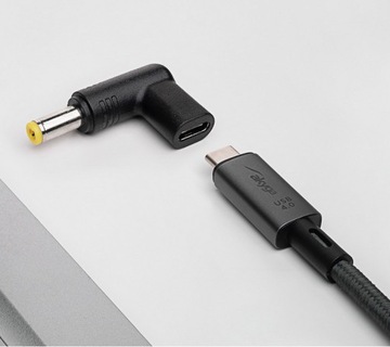 2X PRZEJŚCIÓWKA Z USB-C GNIAZDO 5.5X2.5MM ADAPTER ASUS MSI LENOVO TOSHIBA