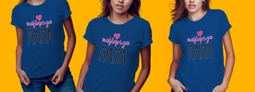 T-SHIRT KOSZULKA NA DZIEŃ MAMY BLUZKA DAMSKA 2XL PREZENT JAKOŚĆ