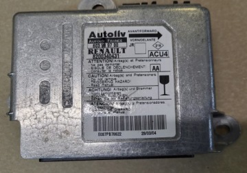 modul SENSOR Bedienteil AIRBAGU airbag POWIETRZNYCH RENAULT SCENIC 2 II OE | thumb 4