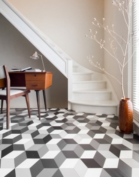 КОВЕР ПВХ Линолеум Гумолеум Гумолит LINOLEUM CUBES 097 2м 3D ЭФФЕКТ