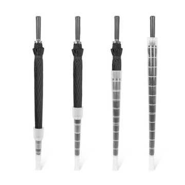 TAOYUN телескопический чехол для зонта с защитой от капель, ПВХ, прозрачный р