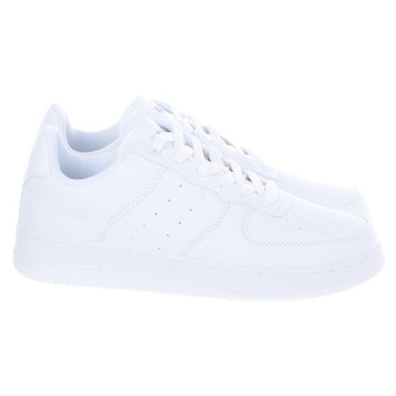 Białe Buty Sportowe Sneakersy Gruba Podeszwa 44