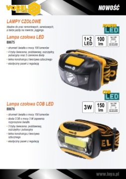 ФАРА COB LED 3W 88676 Vorel
