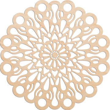 PIĘKNA MANDALA DEKORACJA ŚCIENNA