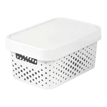 КОНТЕЙНЕР-КОРЗИНА CURVER С КРЫШКОЙ INFINITY 4,5 Л.