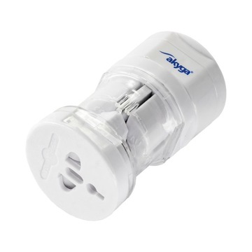 Адаптер переменного тока, универсальный по всему миру, белый