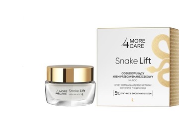 More4Care Snake Lift Odbudowujący Krem przeciwzmarszczkowy na noc 50ml