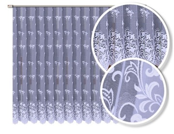 FIRANKA ŻAKARDOWA 23400/230 FIRANA BIAŁA