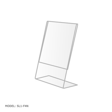 Stojak na foto 13x9 typ L - pion z plexi