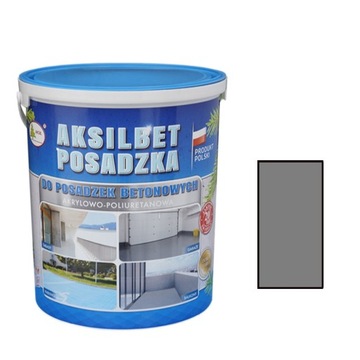 AKSILBET POSADZKA DO BETONU POPIEL RAL7037 5L