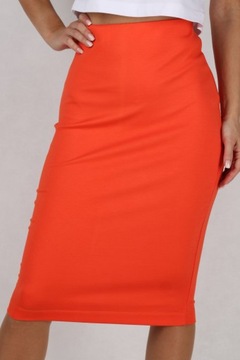 4XL ORANGE TUBE приталенная юбка-карандаш миди цвета 48